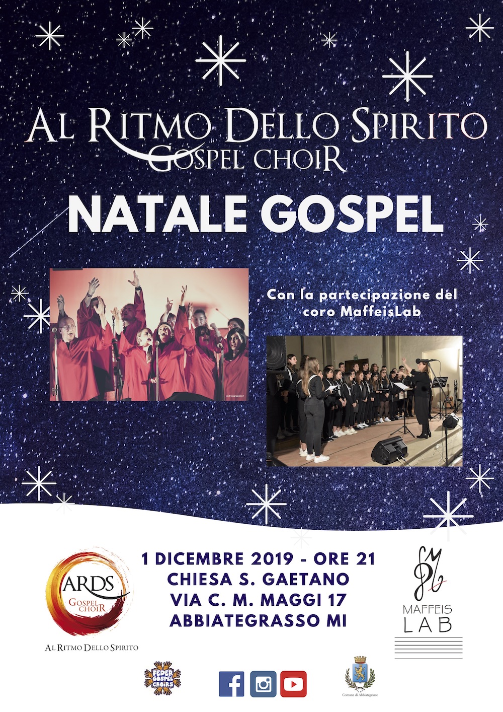 Concerto 1 dicembre ad Abbiategrasso